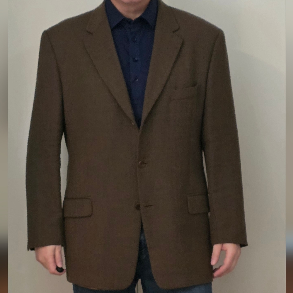 Calvin Klein Taupe Blazer 46R